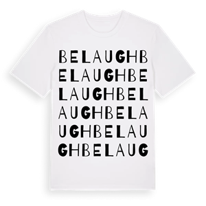 Belaugh ordlek t-shirt – ekologisk bomull t-shirt från Pinshirt