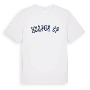 Belper CP college t-shirt – ekologisk bomull t-shirt från Pinshirt