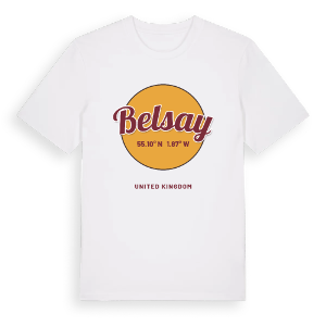 Belsay cirkel t-shirt – ekologisk bomull t-shirt från Pinshirt