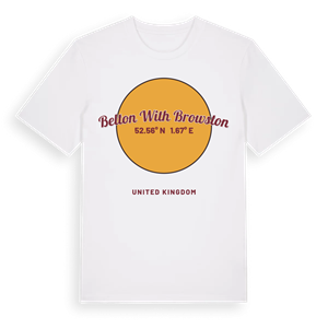 Belton with Browston cirkel t-shirt – ekologisk bomull t-shirt från Pinshirt