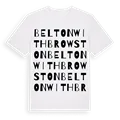 Belton with Browston ordlek t-shirt