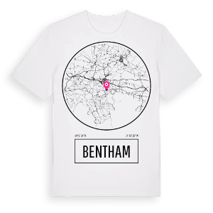 Bentham t-shirt – ekologisk bomull t-shirt från Pinshirt