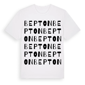 Bepton ordlek t-shirt – ekologisk bomull t-shirt från Pinshirt