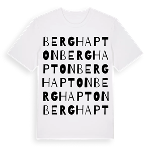 Bergh Apton ordlek t-shirt – ekologisk bomull t-shirt från Pinshirt