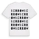 Berrow ordlek t-shirt