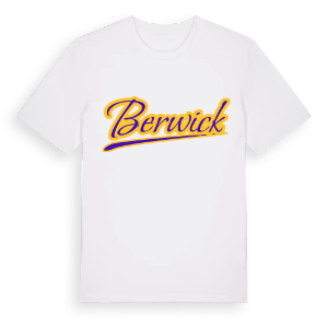 Berwick baseball t-shirt – ekologisk bomull t-shirt från Pinshirt