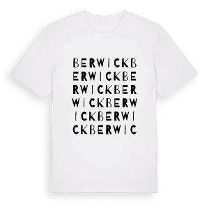 Berwick ordlek t-shirt – ekologisk bomull t-shirt från Pinshirt