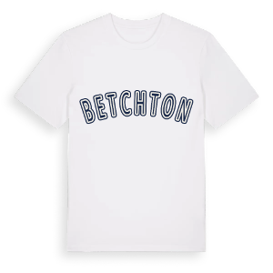 Betchton college t-shirt – ekologisk bomull t-shirt från Pinshirt