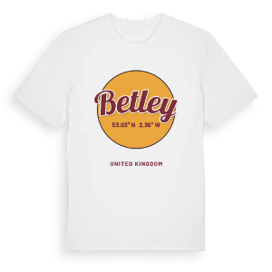 Betley cirkel t-shirt – ekologisk bomull t-shirt från Pinshirt