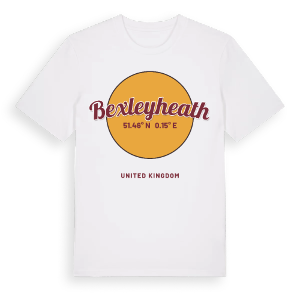 Bexleyheath cirkel t-shirt – ekologisk bomull t-shirt från Pinshirt