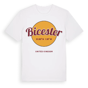 Bicester cirkel t-shirt – ekologisk bomull t-shirt från Pinshirt