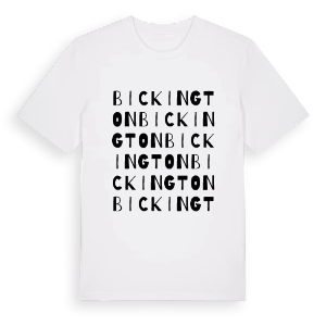 Bickington ordlek t-shirt – ekologisk bomull t-shirt från Pinshirt