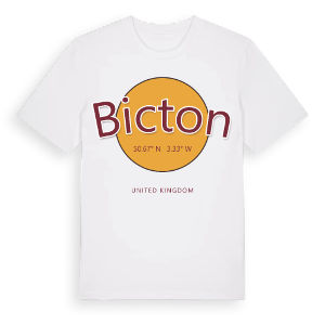 Bicton cirkel t-shirt – ekologisk bomull t-shirt från Pinshirt
