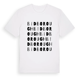 Bidborough ordlek t-shirt – ekologisk bomull t-shirt från Pinshirt