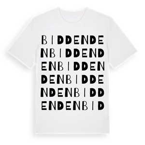 Biddenden ordlek t-shirt – ekologisk bomull t-shirt från Pinshirt