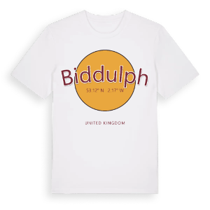 Biddulph cirkel t-shirt – ekologisk bomull t-shirt från Pinshirt
