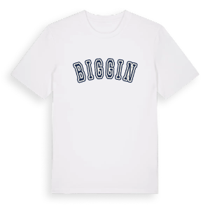 Biggin college t-shirt – ekologisk bomull t-shirt från Pinshirt