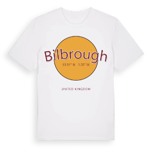 Bilbrough cirkel t-shirt – ekologisk bomull t-shirt från Pinshirt