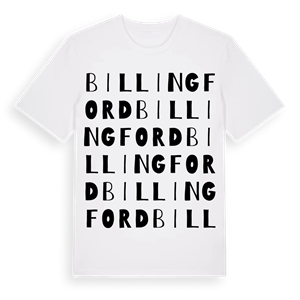 Billingford ordlek t-shirt – ekologisk bomull t-shirt från Pinshirt