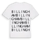 Billingham ordlek t-shirt