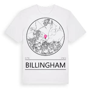 Billingham t-shirt – ekologisk bomull t-shirt från Pinshirt