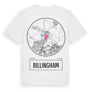 Billingham t-shirt – ekologisk bomull t-shirt från Pinshirt
