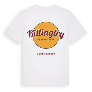 Billingley cirkel t-shirt – ekologisk bomull t-shirt från Pinshirt