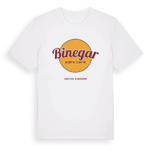 Binegar cirkel t-shirt – ekologisk bomull t-shirt från Pinshirt