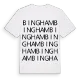 Bingham ordlek t-shirt