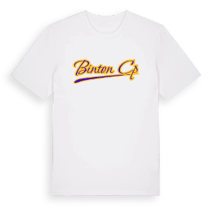 Binton CP baseball t-shirt – ekologisk bomull t-shirt från Pinshirt