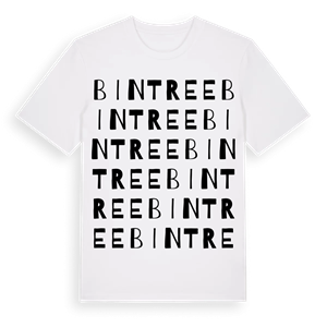 Bintree ordlek t-shirt – ekologisk bomull t-shirt från Pinshirt