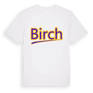 Birch baseball t-shirt – ekologisk bomull t-shirt från Pinshirt