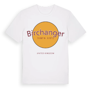 Birchanger cirkel t-shirt – ekologisk bomull t-shirt från Pinshirt