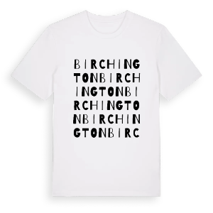 Birchington ordlek t-shirt – ekologisk bomull t-shirt från Pinshirt