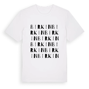 Birkin ordlek t-shirt – ekologisk bomull t-shirt från Pinshirt