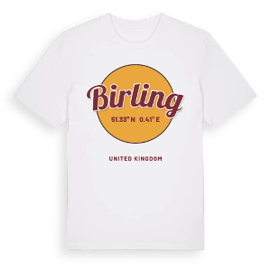 Birling cirkel t-shirt – ekologisk bomull t-shirt från Pinshirt