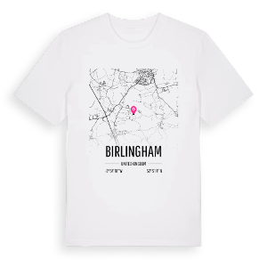 Birlingham karta t-shirt – ekologisk bomull t-shirt från Pinshirt