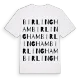 Birlingham ordlek t-shirt