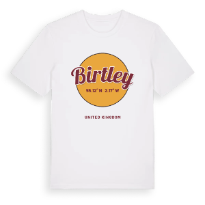 Birtley cirkel t-shirt – ekologisk bomull t-shirt från Pinshirt