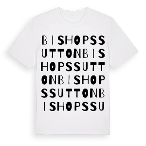 Bishops Sutton ordlek t-shirt – ekologisk bomull t-shirt från Pinshirt
