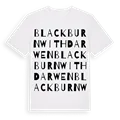 Blackburn with Darwen ordlek t-shirt