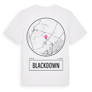 Blackdown t-shirt – ekologisk bomull t-shirt från Pinshirt