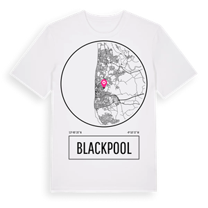 Blackpool t-shirt – ekologisk bomull t-shirt från Pinshirt