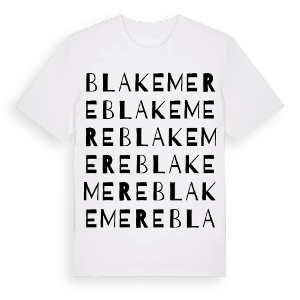 Blakemere ordlek t-shirt – ekologisk bomull t-shirt från Pinshirt