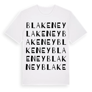Blakeney ordlek t-shirt – ekologisk bomull t-shirt från Pinshirt