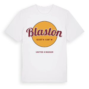 Blaston cirkel t-shirt – ekologisk bomull t-shirt från Pinshirt