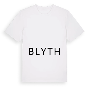 Jag älskar Blyth t-shirt stort tryck – ekologisk bomull t-shirt från Pinshirt