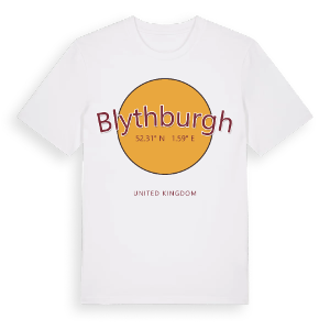Blythburgh cirkel t-shirt – ekologisk bomull t-shirt från Pinshirt