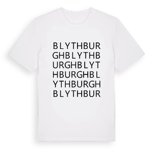 Blythburgh ordlek t-shirt – ekologisk bomull t-shirt från Pinshirt