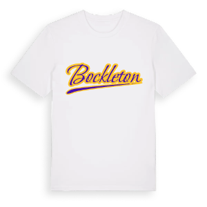 Bockleton baseball t-shirt – ekologisk bomull t-shirt från Pinshirt